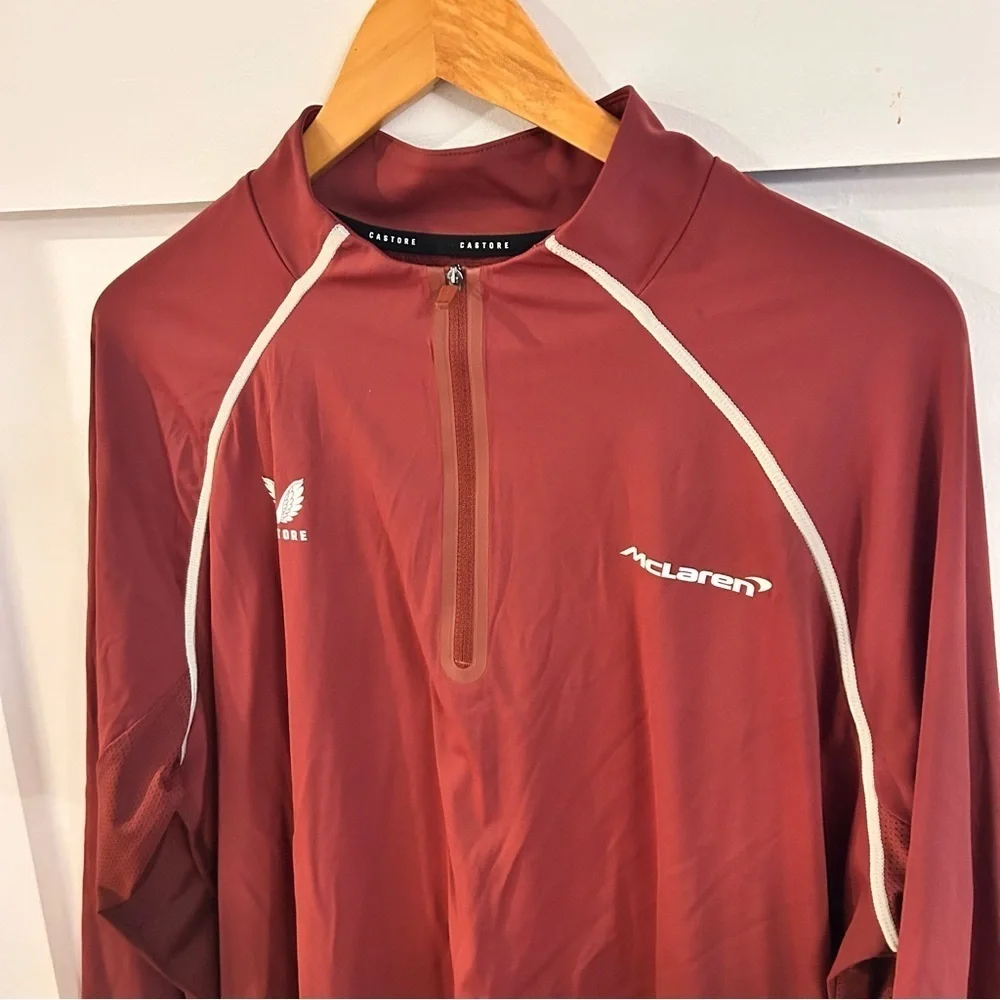 Unisex McLaren Long Sleeve Performance Midlayer Top 2XL